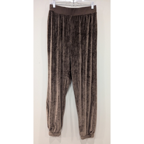 Summersalt Brown Plush Velour Lounge Sweatpants Joggers Size Small - Picture 5 of 5